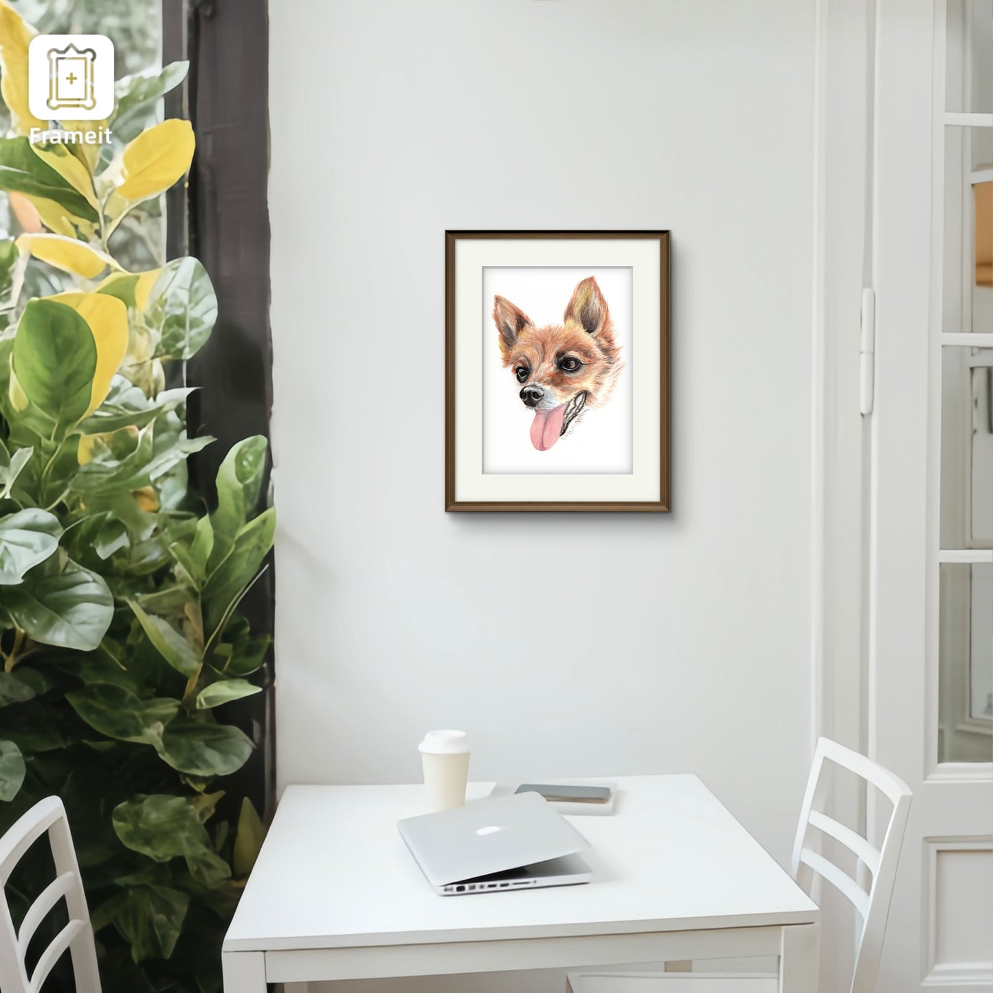 Custom Watercolor Dog Portrait