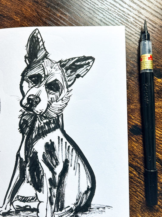Custom Ink Dog Portrait